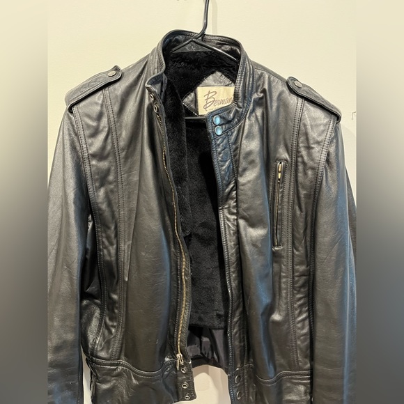 Vintage Berman’s Leather Motorcycle Jacket 🔥 - Picture 2 of 6